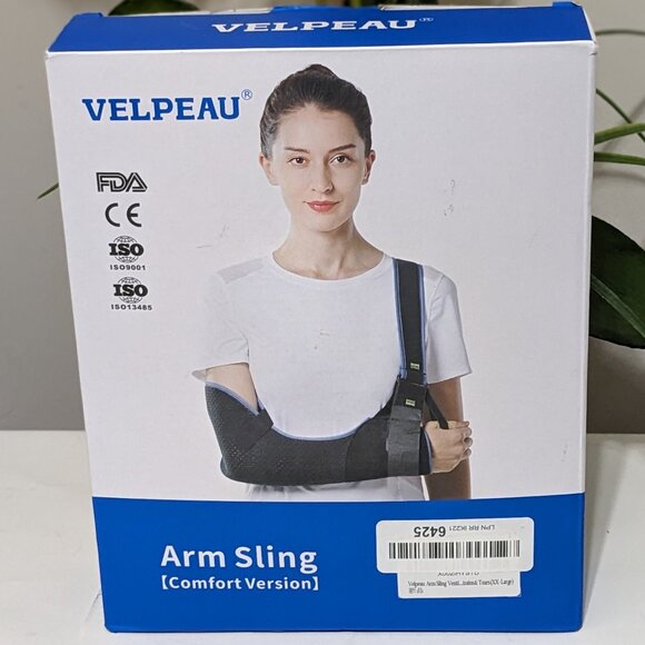 VELPEAU Arm Sling Shoulder Immobilizer, Fits Left or Right Arm, Unisex - Picture 2 of 4